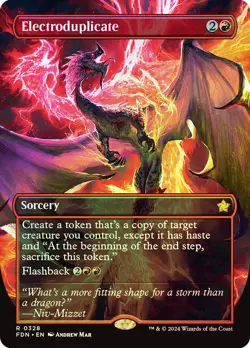 MTG FOIL Electroduplicate (#328) - Foundations #328 - Image 1