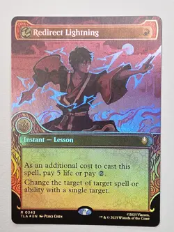 Redirect Lightning (Showcase) Avatar: The Last Airbender Foil - Image 1