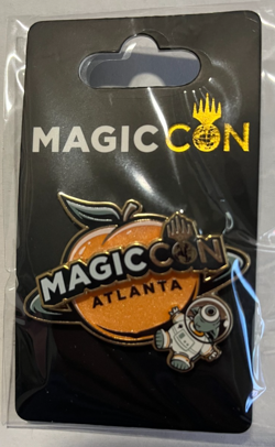 Magic the Gathering MTG MagicCon Atlanta Peach Fblthp Enamel Pin - Brand New - Image 1