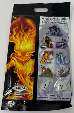 Magic MTG MagicCon Las Vegas Mystery Pin Booster Pack x5 - New Sealed - Image 2
