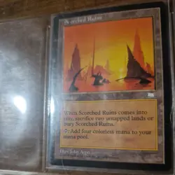 Scorched Ruins - MTG - Weatherlight - Magic: The Gathering - Image 2