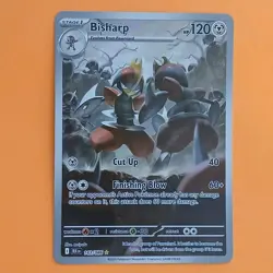 Bisharp Pokemon Scarlet & Violet Black Bolt 143/086 Illustration Rare - Image 1