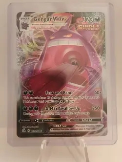 2021 POKEMON SWORD & SHIELD FUSION STRIKE 157 FULL ART/GENGAR VMAX - Image 1