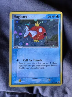Pokemon TCG Magikarp 65/100 Reverse Holo Stamped EX Team Rocket Returns NM - Image 1