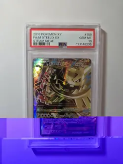 2016 POKEMON XY Steam Siege MEGA STEELIX EX #109 PSA 10 - Image 1