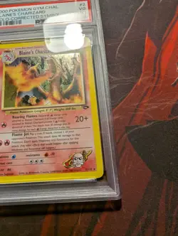 2000 POKEMON GYM CHALLENGE #2/132 BLAINE'S CHARIZARD HOLO PSA 3(MK) - Image 5