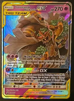 Trevenant & Dusknoir GX - SM217 - Pokemon Sun & Moon Promo Ultra Rare Promo - Image 1