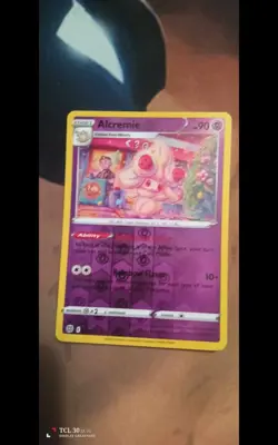 Pokemon Alcremie Sword & Shield: Brilliant Stars 071/172 Reverse Holo Rare-NM - Image 1