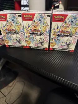Pokemon TCG Scarlet & Violet Prismatic Evolutions Booster Bundle 6 packs SEALED - Image 1