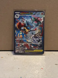 Pokemon TCG Mega Evolution Holo Sir Mega Lucario EX 179/132 Mint/Near Mint - Image 1