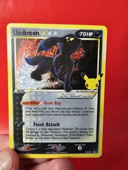 Pokemon TCG Umbreon Gold Star 17/17 Celebrations 25th Anniversary NM/M - Image 5