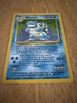 Pokemon 1999 Base Set Blastoise Holo Rare 2/102 LP- - Image 2