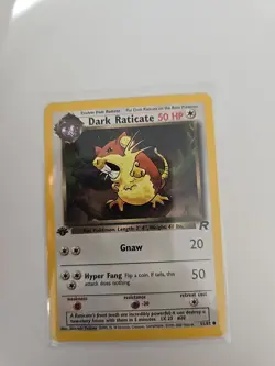 POKEMON DARK RATICATE 51/82 1ST EDITION TEAM ROCKET LP-NM - Image 1