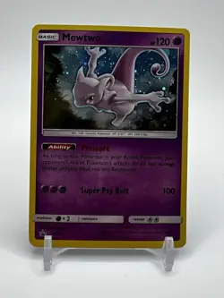 Pokemon Mewtwo SM77 Shining Legends Holo Rare - Image 1