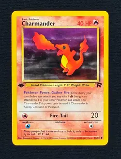 CHARMANDER **1st Edition** (NM/LP) - Team Rocket 50/82 - Pokemon TCG - Regular - Image 1