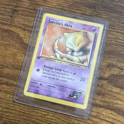 Pokemon TCG Sabrina's Abra Gym Challenge 1st Edition Common - Image 3