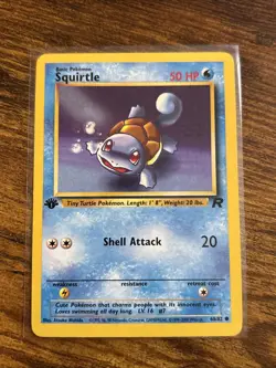 Squirtle 68/82 Team Rocket 1st Edition Pokemon TCG - Image 1