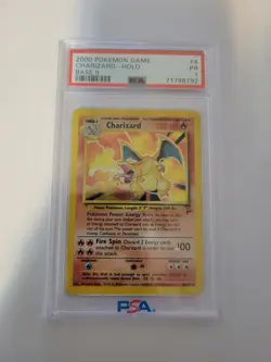 2000 Pokemon Charizard Holo Base Set 2 Psa 1 - Image 1