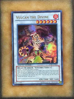 Yugioh Vulcan the Divine JUMP-EN066 Ultra Rare Limited Edition NM - Image 1