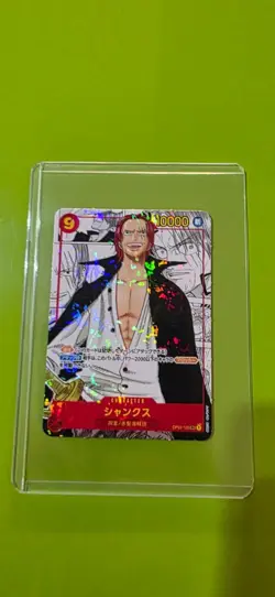 One Piece Card Game mini Shanks OP01-120 Alternative Art Alt - Image 1