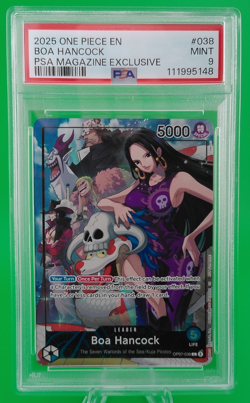 One Piece Boa Hancock #038 English PSA Magazine Exclusive PSA 9 - Image 1