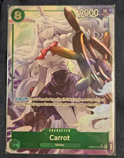 One Piece TCG The Azure Sea’s Seven OP14 Carrot EB04-013 Alt Art Eng NM/M - Image 1