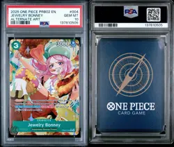 2025 ONE PIECE PRB02 JEWELRY BONNEY ALTERNATE ART PSA 10 *POP 23* - Image 3