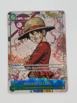 Monkey D Luffy SEC Alt Art OP13-118 Carrying On His Will One Piece - Image 3