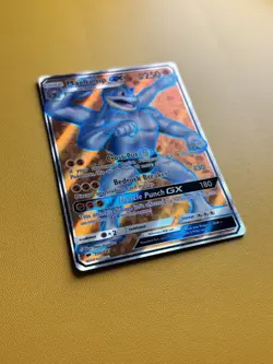 Pokemon Card Machamp GX Full Art SM Burning Shadows 135/147 Near Mint Condition - Image 2