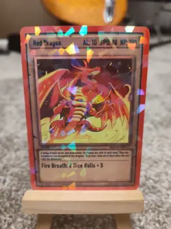 Foil - Red Dragon 010/150 Epic Ward Trading Card Game TCG 2nd Edition Gen 1 NM - Image 1
