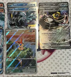 Pokemon Jumbo 10 Card Lot! Blastoise ex, Victini + more! - Image 3