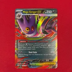 Mega Gengar ex 056/094 Phantasmal Flames Pokemon Card in Excellent Codition - Image 1