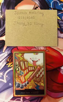 One Piece TCG DON!! Card (Nami) (Gold) Premium Booster -The Best- Vol. 2 Foil - Image 2