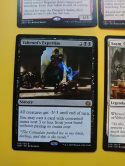MTG Card. AER rares x4 2x KariZev,skyship Raider, Sram, Yahenni's Expertise - Image 4