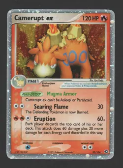 Camerupt ex EX Emerald 92/106 ENG - Pokemon Card Ultra Rare - Image 1
