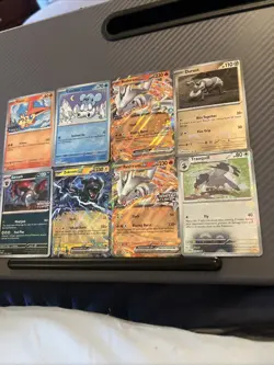 Pokemon TCG White Flair & Black Bolt 8 Card Holo (2 Black & 2 White Stamped) - Image 2
