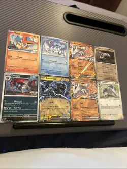 Pokemon TCG White Flair & Black Bolt 8 Card Holo (2 Black & 2 White Stamped) - Image 3