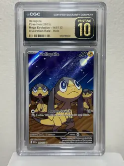 CGC Pristine 10 Helioptile 143/132 IR Mega Evolution Graded Pokemon TCG Card - Image 1