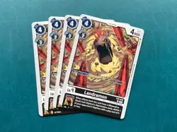Landramon EX8-048 Playset Chain of Liberation Digimon Card Game x4 - Image 1