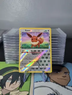 Pokemon Card Eevee Sun & Moon Reverse Holo 101/149 Near Mint - Image 1