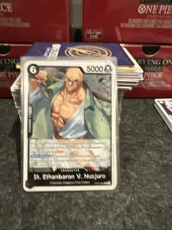 One Piece OP-13 - Character Card - St. Ethanbaron V. Nusjuro - OP13-080 - Rare - Image 1