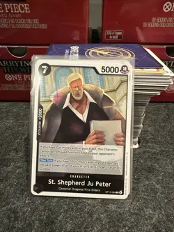 One Piece - OP-13 - Character Card - St. Shepherd Ju Peter - OP13-084 - Rare - Image 1
