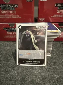One Piece - OP-13 - Character Card - St. Topman Warcury - OP13-089 - Rare - Image 1