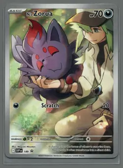 N's Zorua Promo SV: Scarlet & Violet Promo Cards 189 NM - Image 1