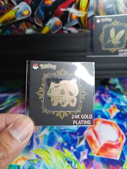 Pokemon 24K Gold Plated Cards Lot of 3 Scyther, Bulbasaur, Fearow - Authentic 🔥 - Image 3