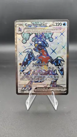 Pokemon Garchomp EX Holo Ultra Rare TCG Card Paradox Rift 219/182 - Image 1