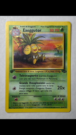 LOT of 5- RARE Italian 1st Edition Edizione Jungle Pokemon cards Cubone Rhydon.. - Image 3