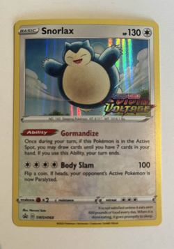 Snorlax - (Prerelease) SWSH068 SWSH: Sword & Shield Promo Cards Holo - Image 1