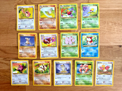 Jungle Unlimited Common & Uncommon 13x Vintage Pokemon Card Lot - Image 1