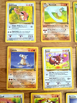 Jungle Unlimited Common & Uncommon 13x Vintage Pokemon Card Lot - Image 3